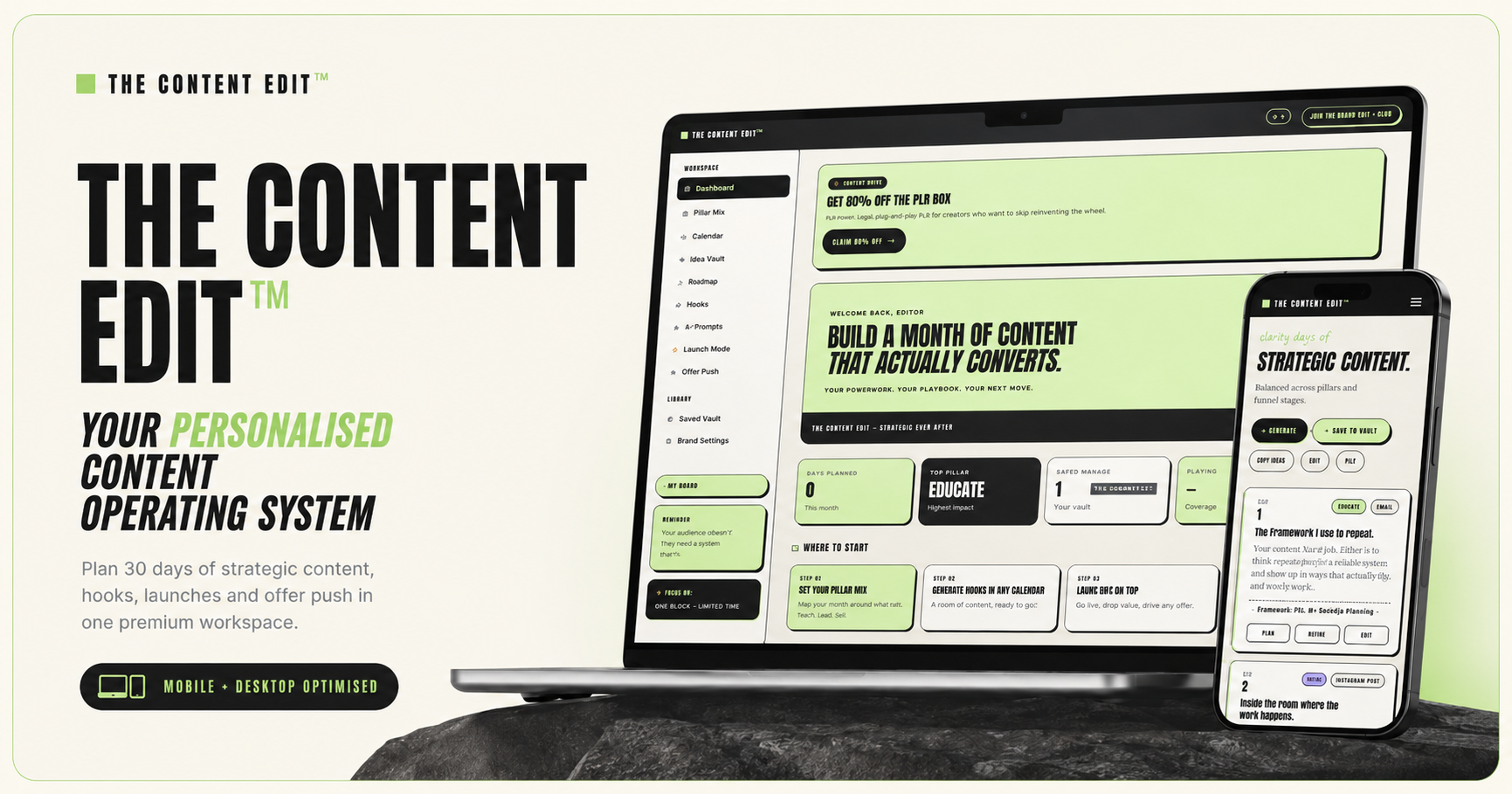 The Content Edit — your personalised content operating system